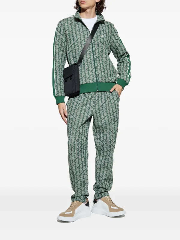 Lacoste Jacquard Sweater | Green | FARFETCH