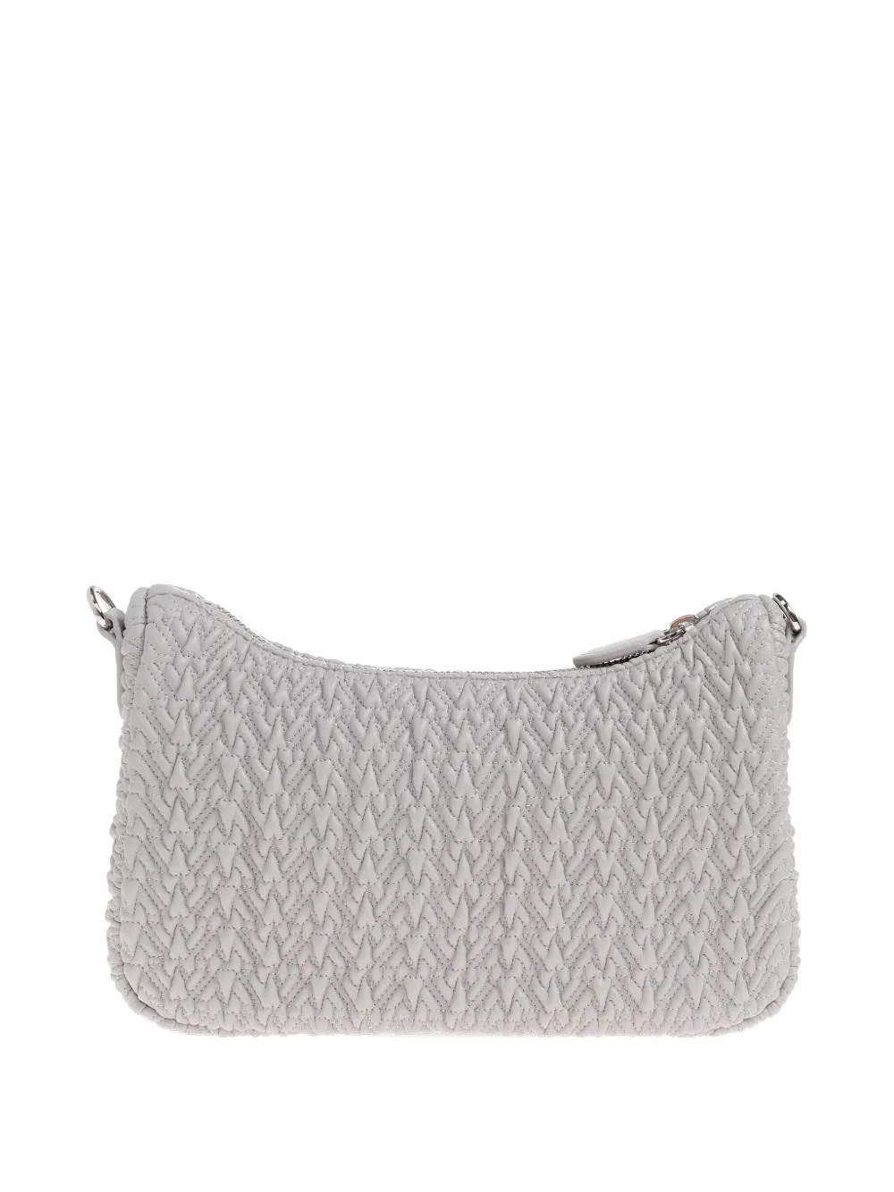 Emporio Armani Quilted Shoulder Bag In Gray