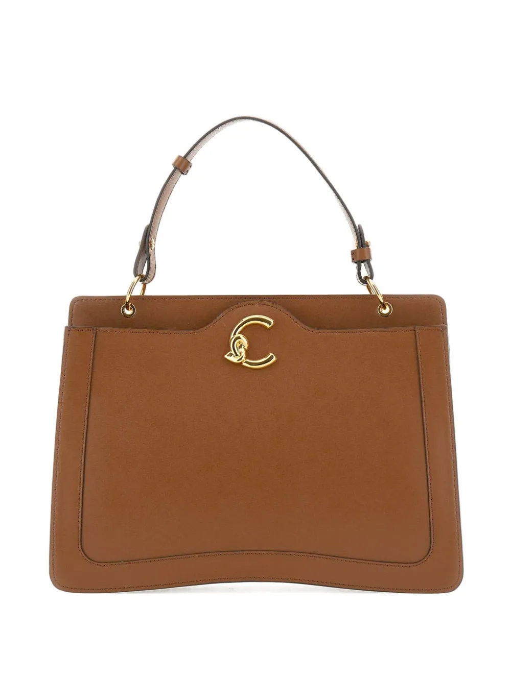 Coccinelle C-Me L top-handle tote bag - ブラウン Coccinelle C-Me L top-handle tote bag - ブラウン
