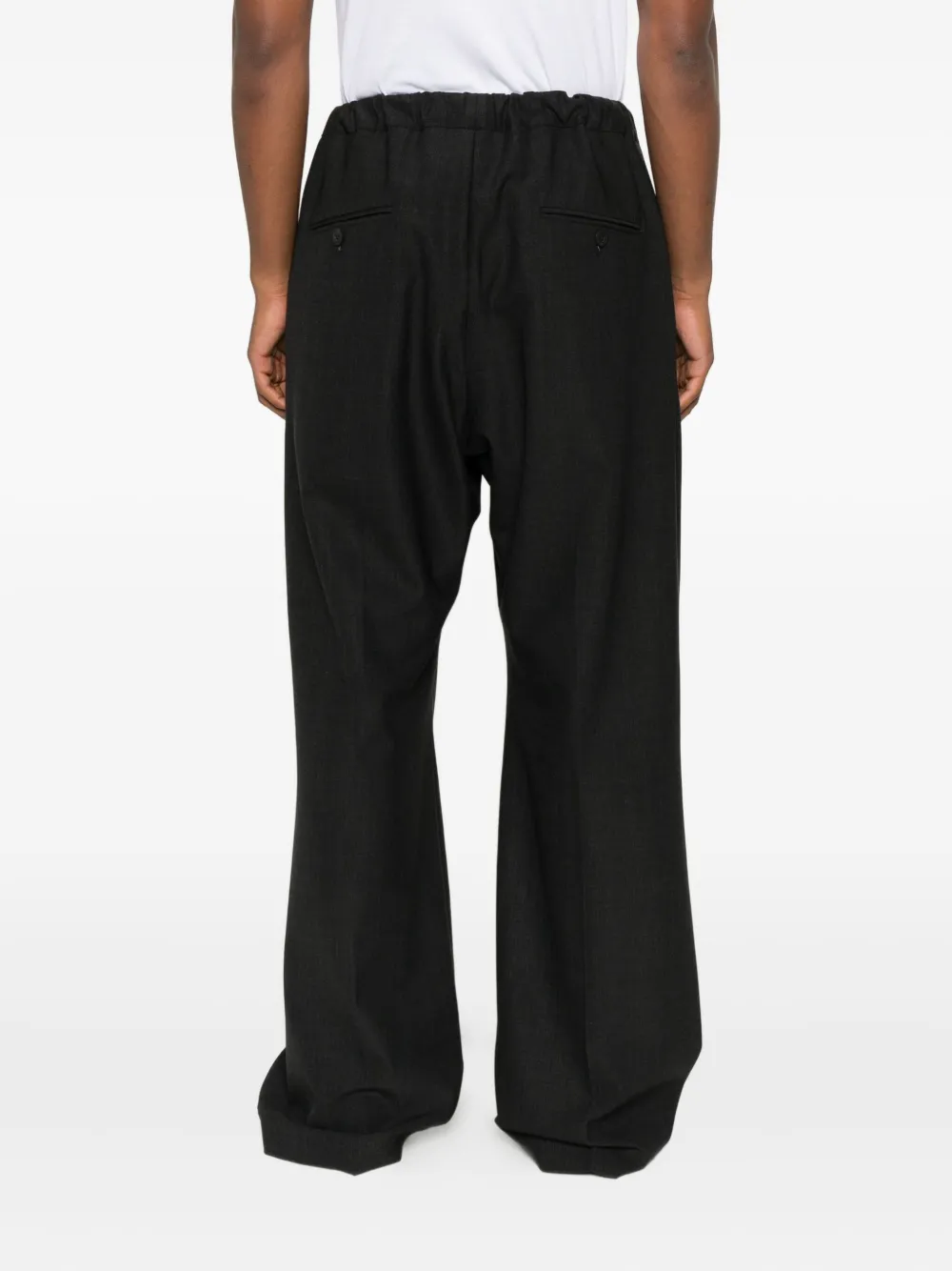 Plan C Elastic-waist Trousers In Animal Print