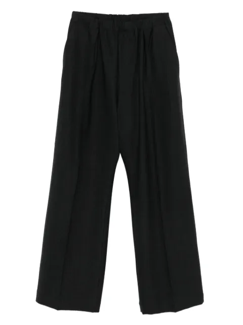 Plan C elastic-waist trousers