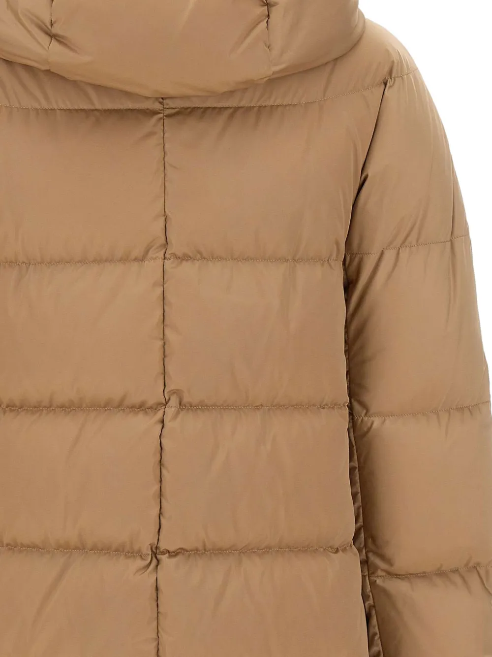 Herno Women A-shape Down Jacket With Hood In Neutral