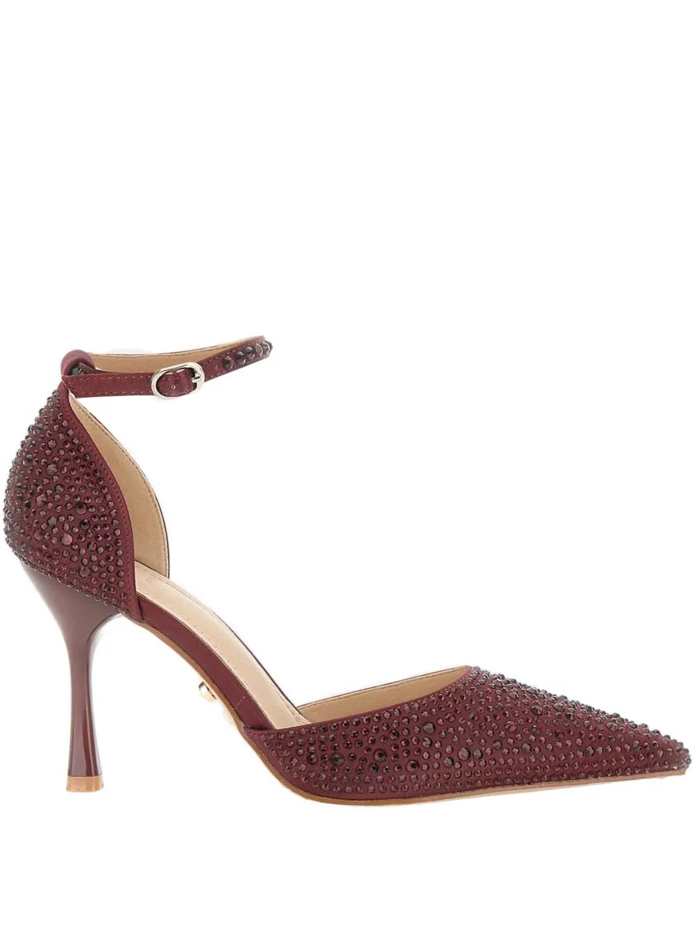 TWENTY FOURHAITCH 90mm rhinestone-embellished ankle-strap pumps | Red | Image 1