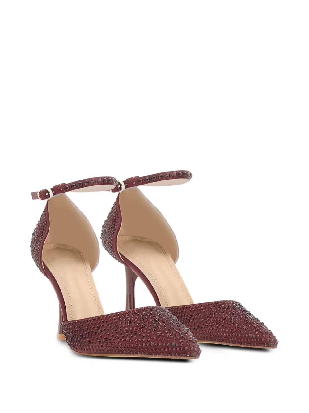 TWENTY FOURHAITCH Scarpin de tira no tornozelo com strass e salto 110mm | Scarpin | Image 2