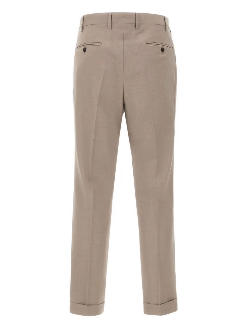  Devore Pleated-front Trousers - Neutrals 