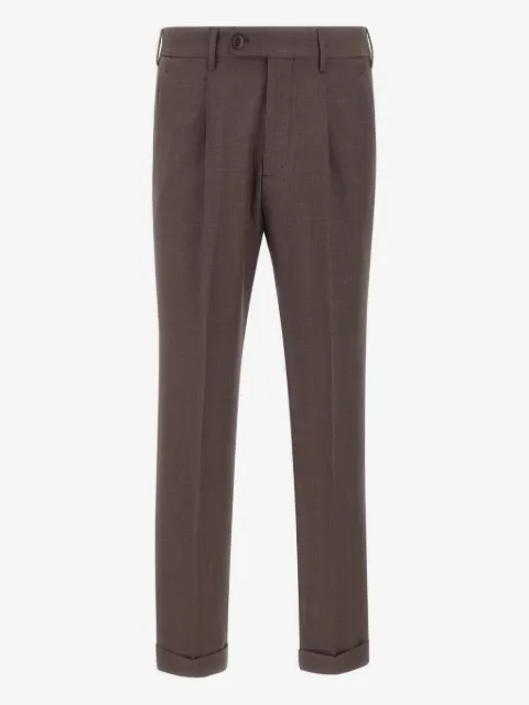 DEVORE pleated-front trousers