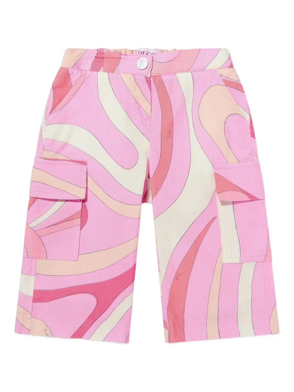 PUCCI Junior cargo patterned trousers | Pink | Image 1