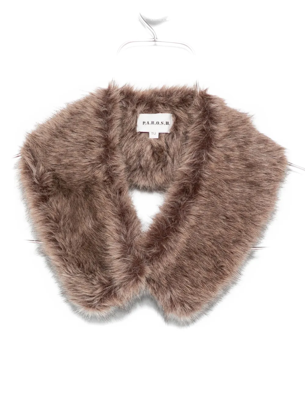P.A.R.O.S.H. faux-fur scarf | Brown | Image 1