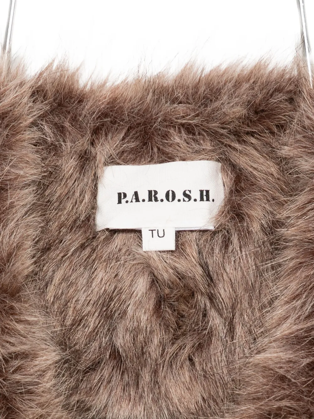 P.A.R.O.S.H. faux-fur scarf - Bruin