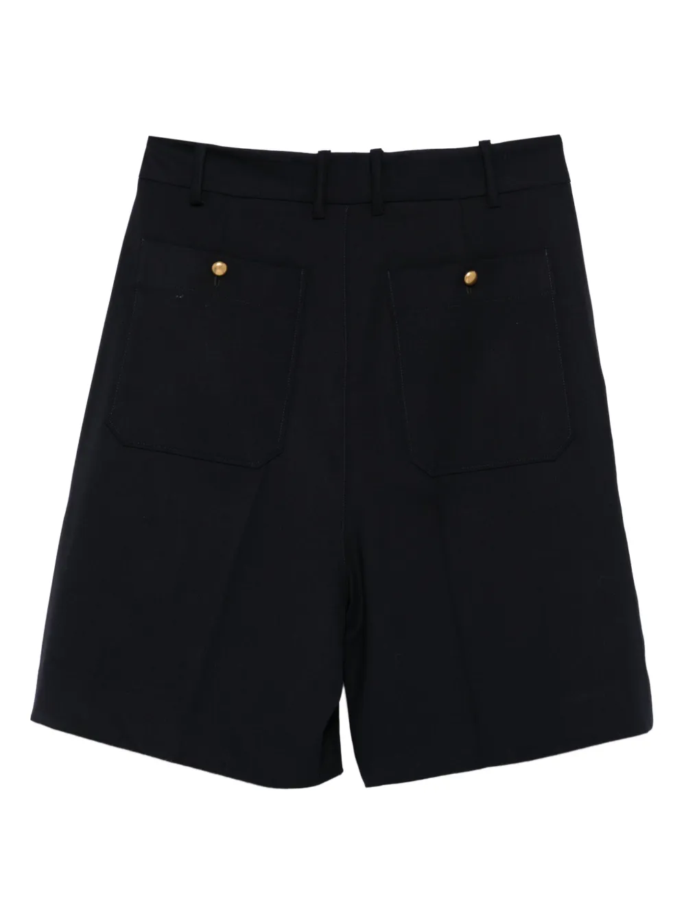 P.A.R.O.S.H. button-embellishment shorts - Zwart