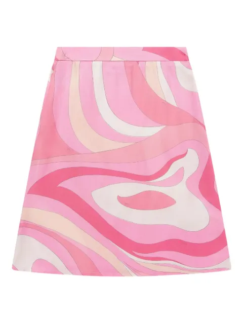 PUCCI Junior falda con motivo