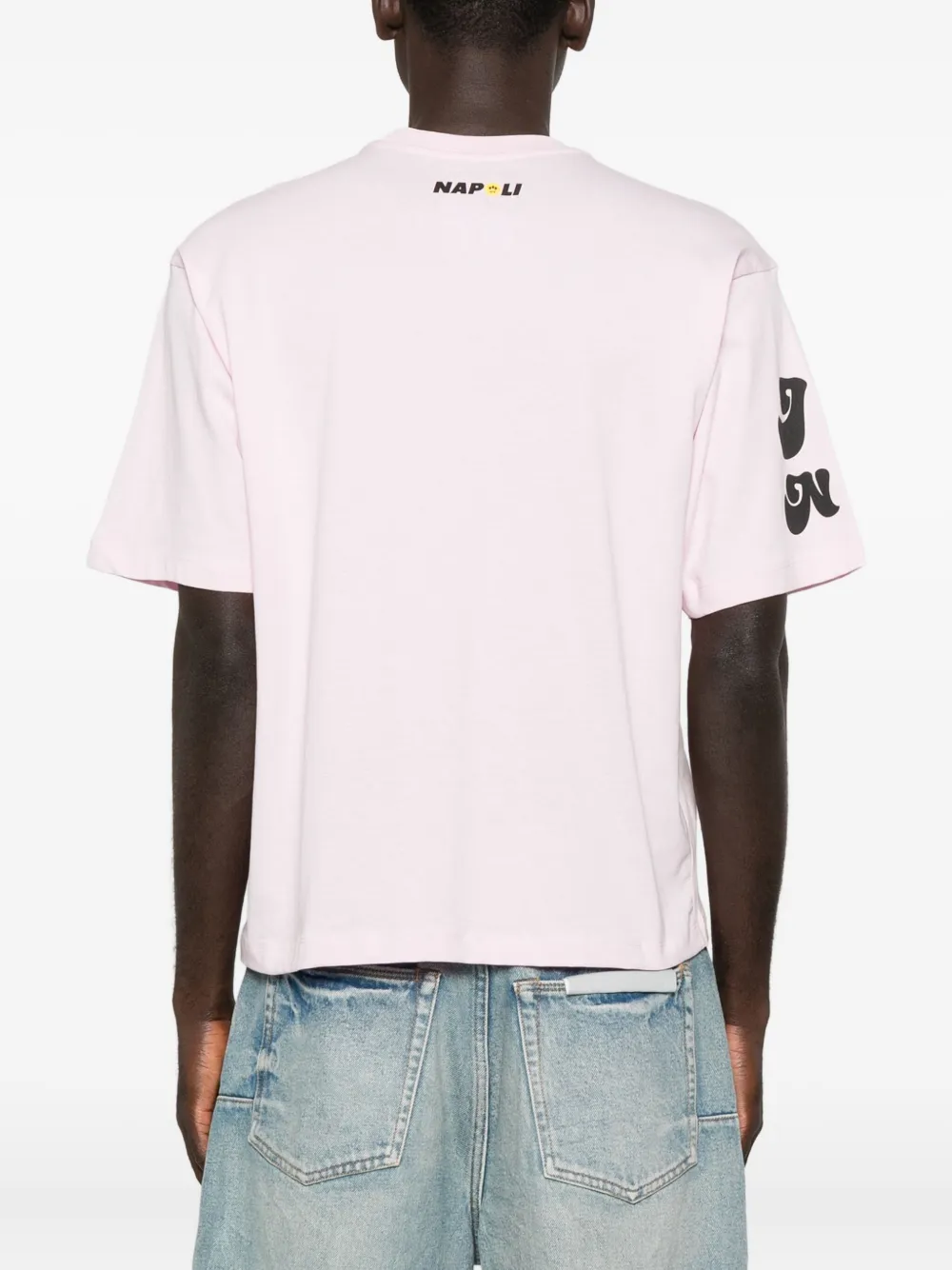 Barrow Chilli-print T-shirt In Pink