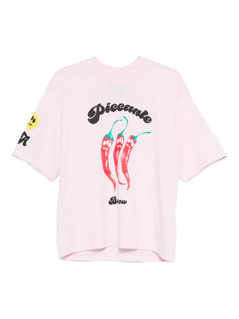 BARROW chilli-print T-shirt | Pink | Image 1
