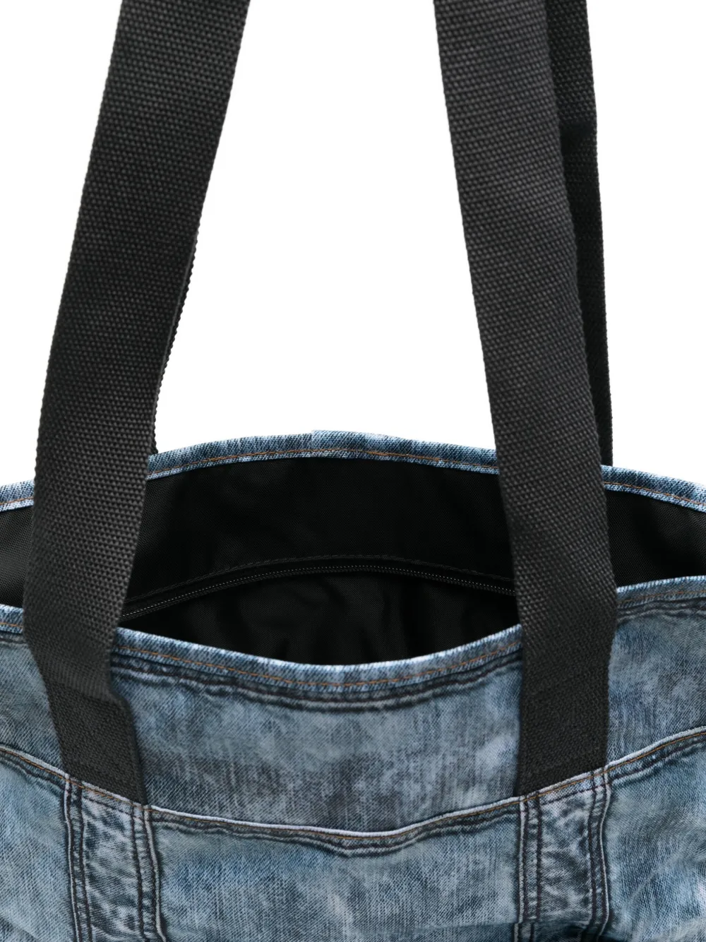 Eastpak X Diesel Denim-effect Tote Bag In Black