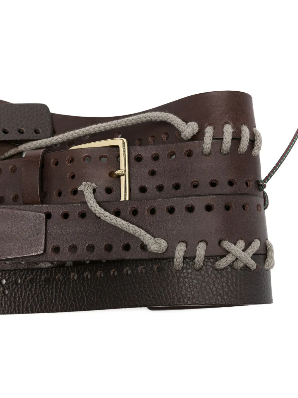Magliano perforated leather rope-detail belt | Women | Image 2