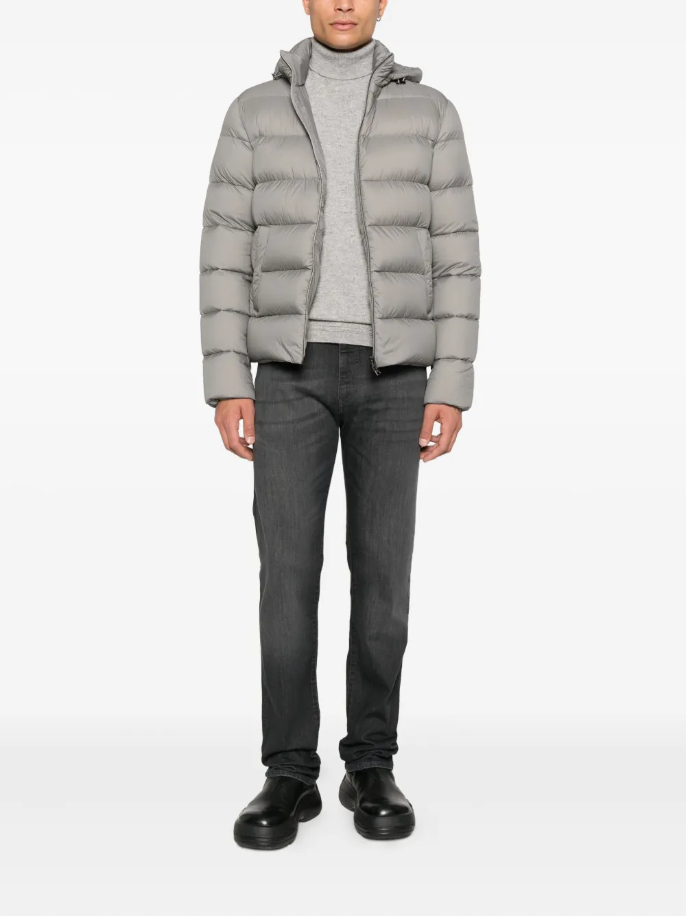 Emporio Armani Straight broek - Zwart