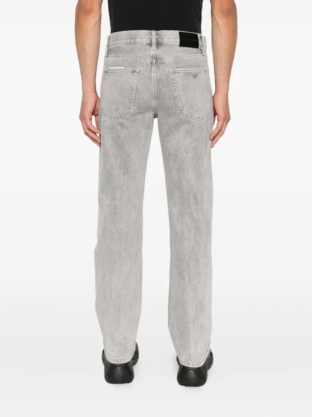 Emporio Armani Straight broek Grijs