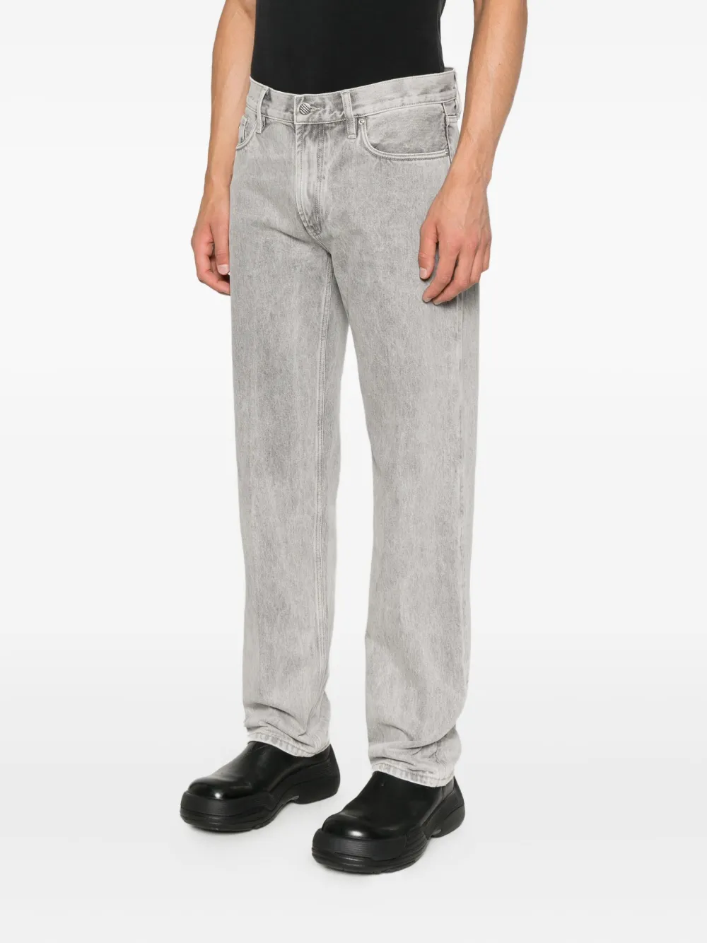 Emporio Armani Straight broek Grijs