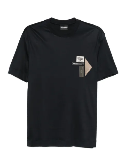 Emporio Armani logo-patches T-shirt