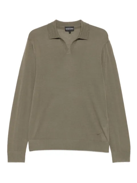 Emporio Armani polo-collar sweater