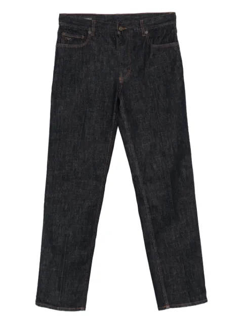 Emporio Armani contrast-stitching trousers