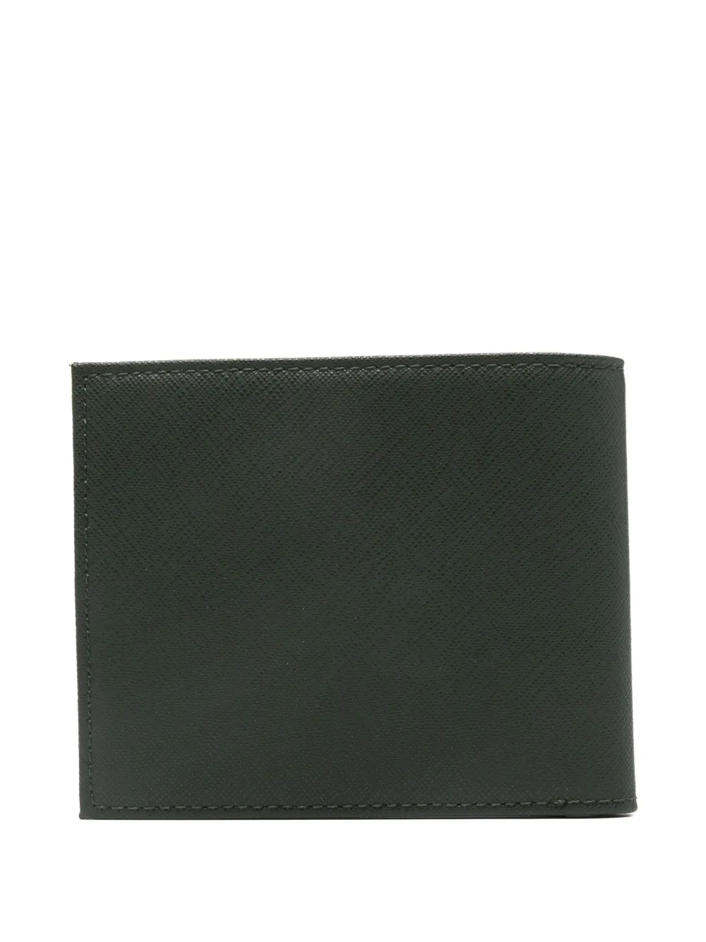 Emporio Armani Logo.appliqué Wallet In Green