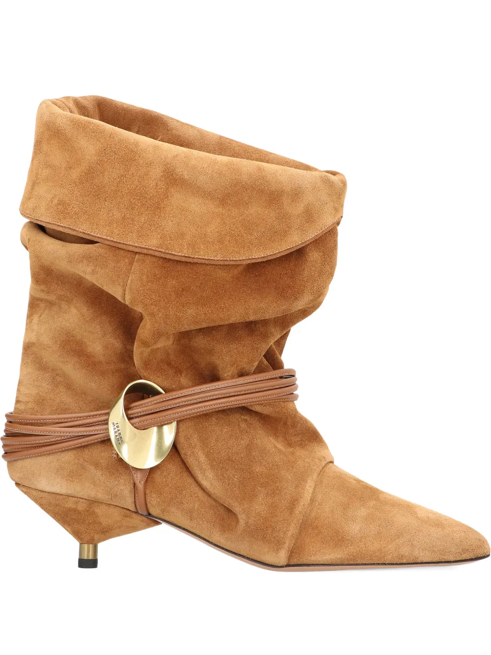 ISABEL MARANT 45mm Edrika suede ankle-boots - ブラウン ISABEL MARANT 45mm Edrika suede ankle-boots - ブラウン