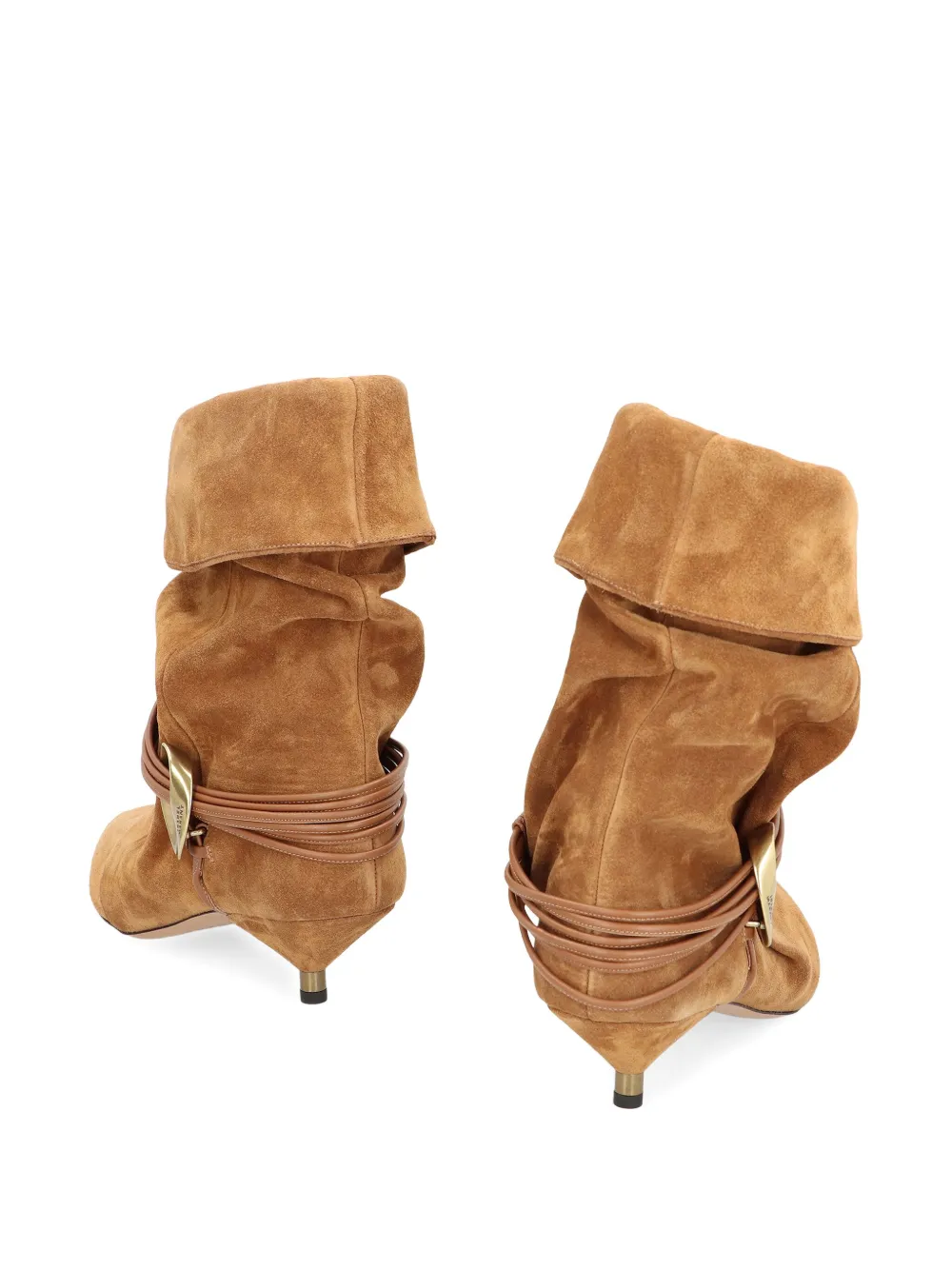 ISABEL MARANT 45mm Edrika suede ankle-boots Brown