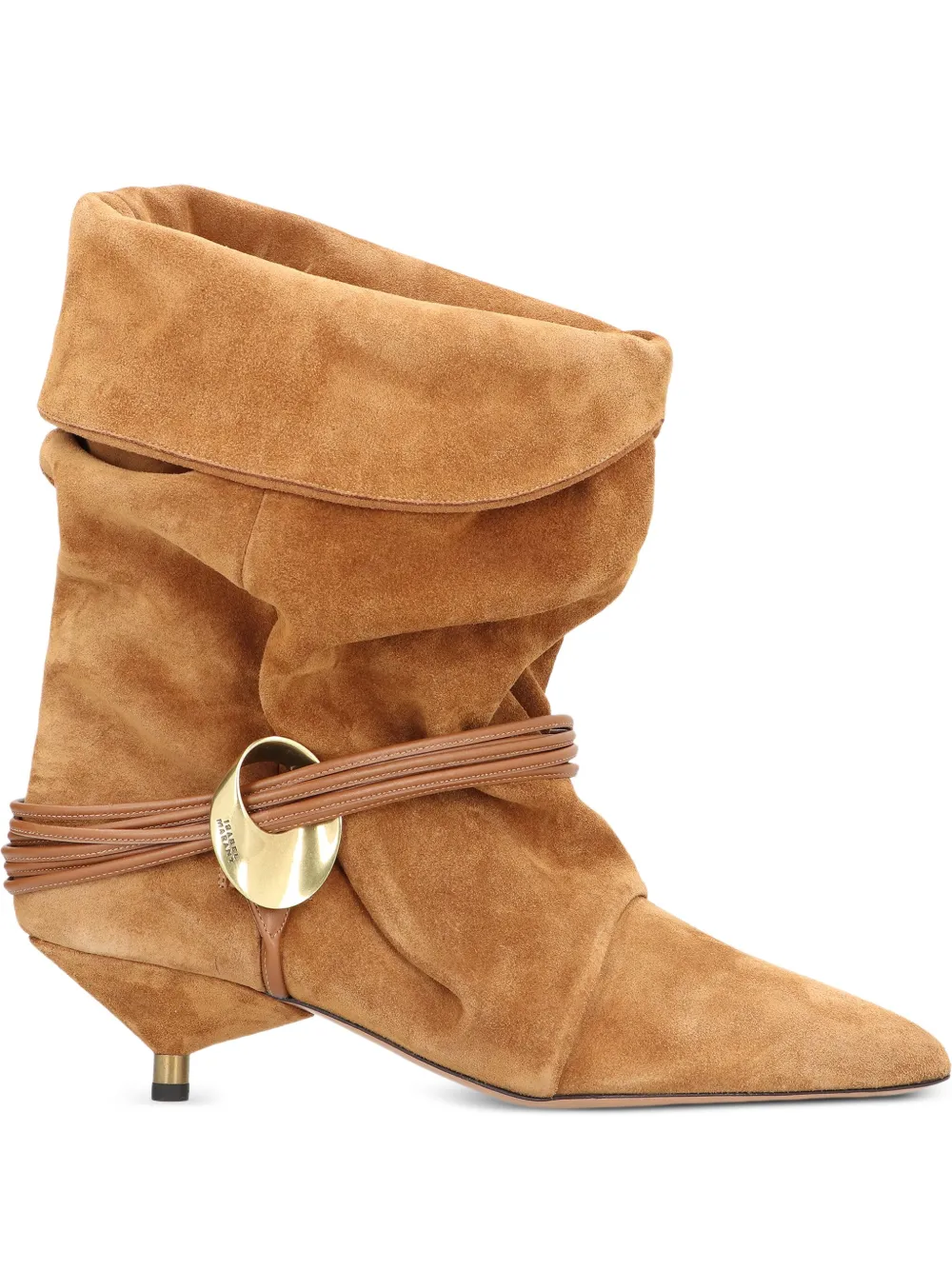 ISABEL MARANT 45mm Edrika suede ankle-boots Brown