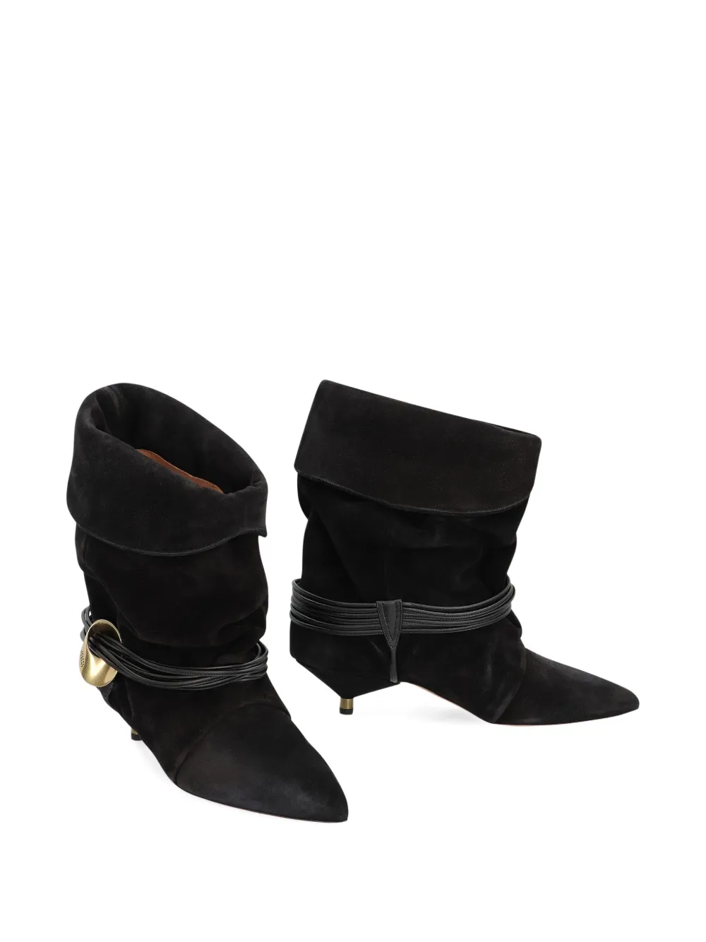 ISABEL MARANT 45mm Edrika suede ankle-boots Black