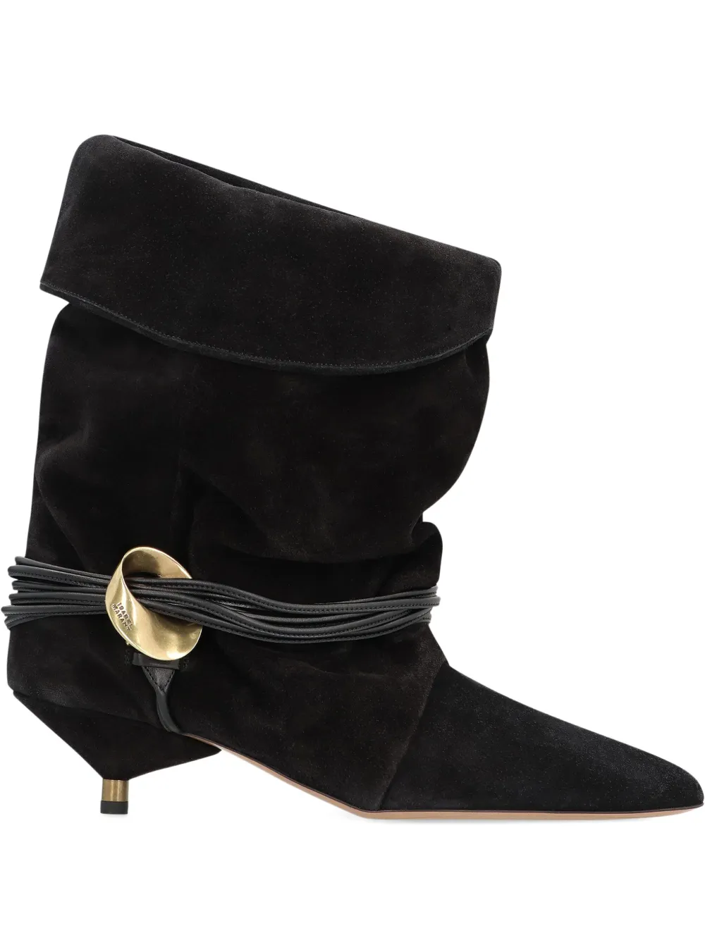 ISABEL MARANT 45mm Edrika suede ankle-boots - ブラック ISABEL MARANT 45mm Edrika suede ankle-boots - ブラック
