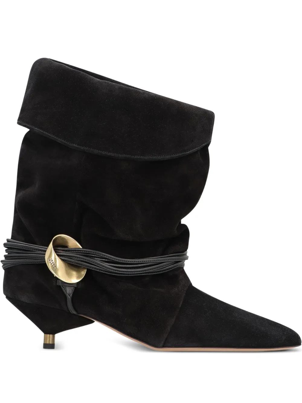ISABEL MARANT 45mm Edrika suede ankle-boots Black