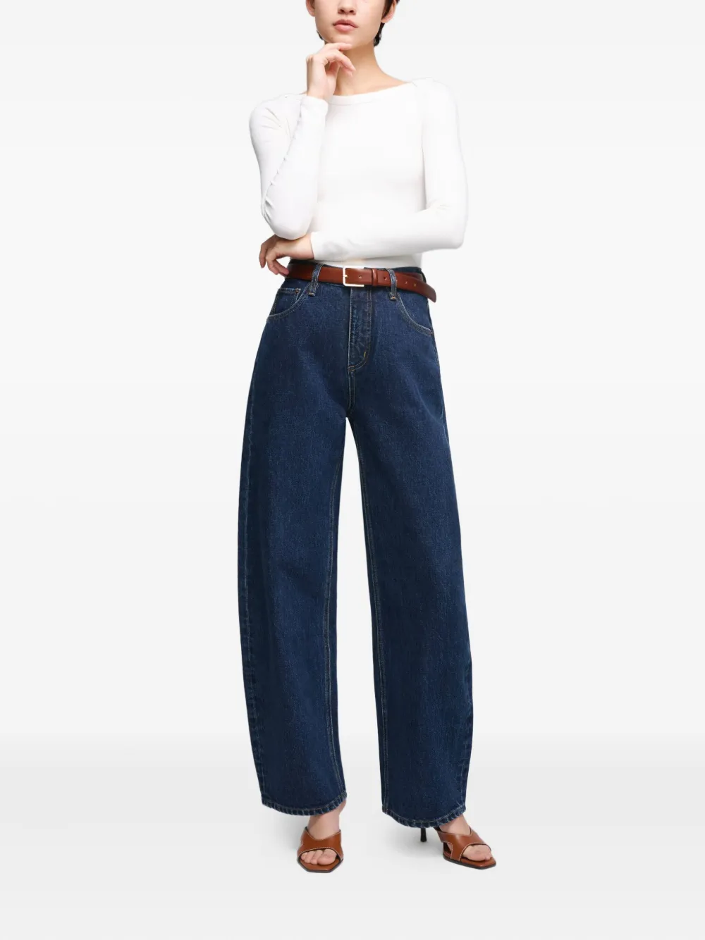 Hey Joanie Slope Curve jeans - Blauw