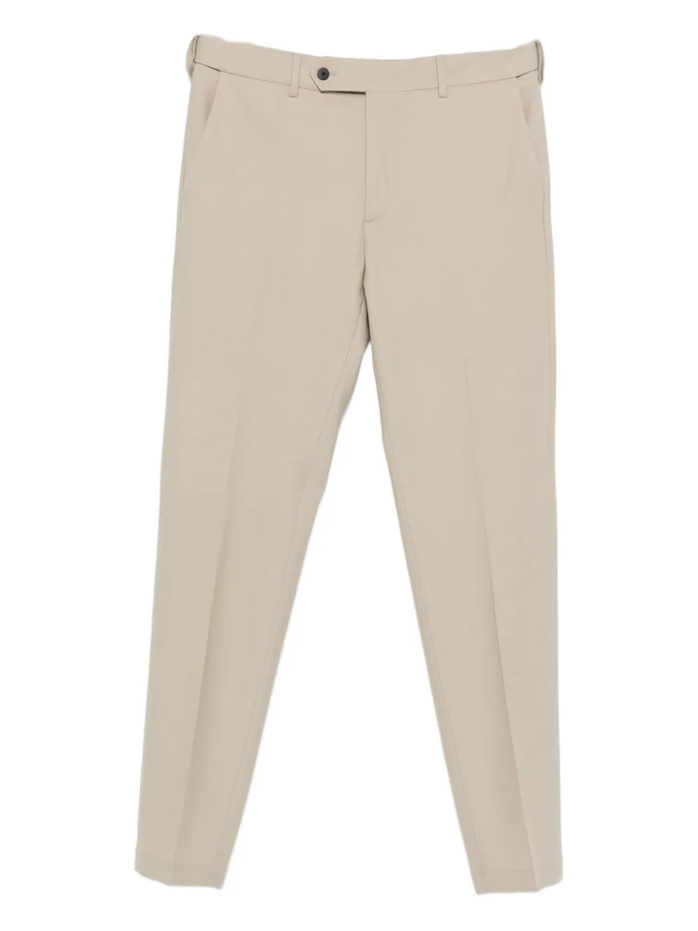 Cellar Door Flat-front Trousers In Neutral