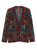Missoni Pre-Owned 1990s floral-motif cardigan - Red