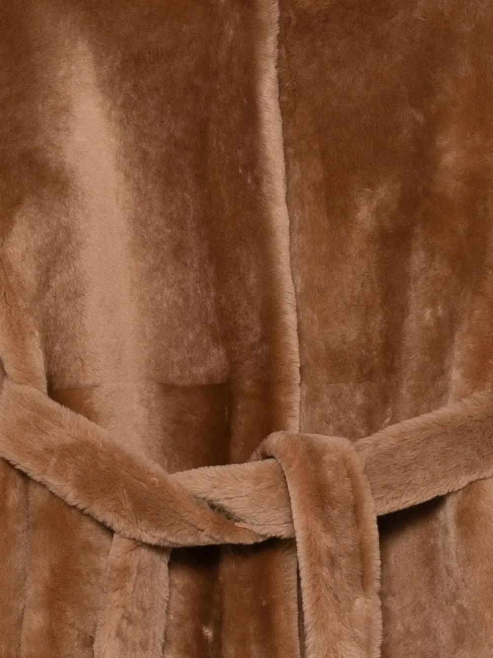 Liska Kapuzenmantel Aus Faux Fur In Multi