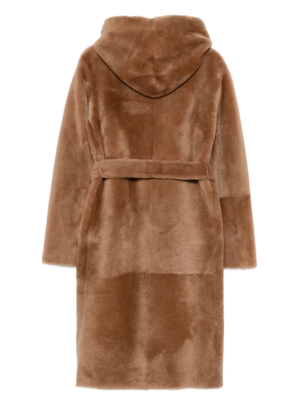 Liska Kapuzenmantel Aus Faux Fur In Multi