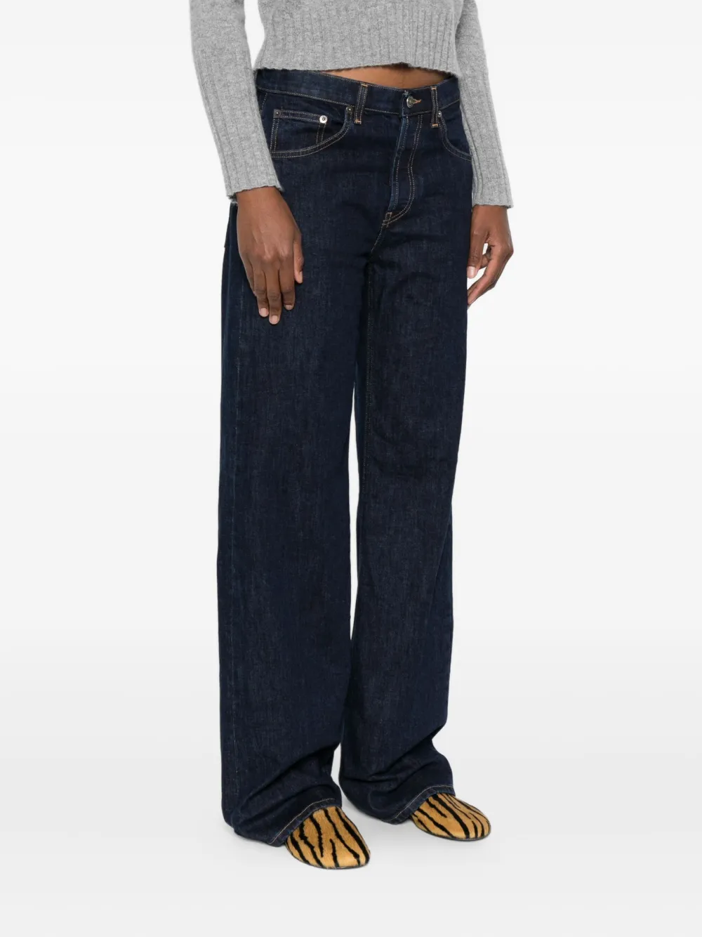 DONDUP Jeans met vijf zakken Blauw