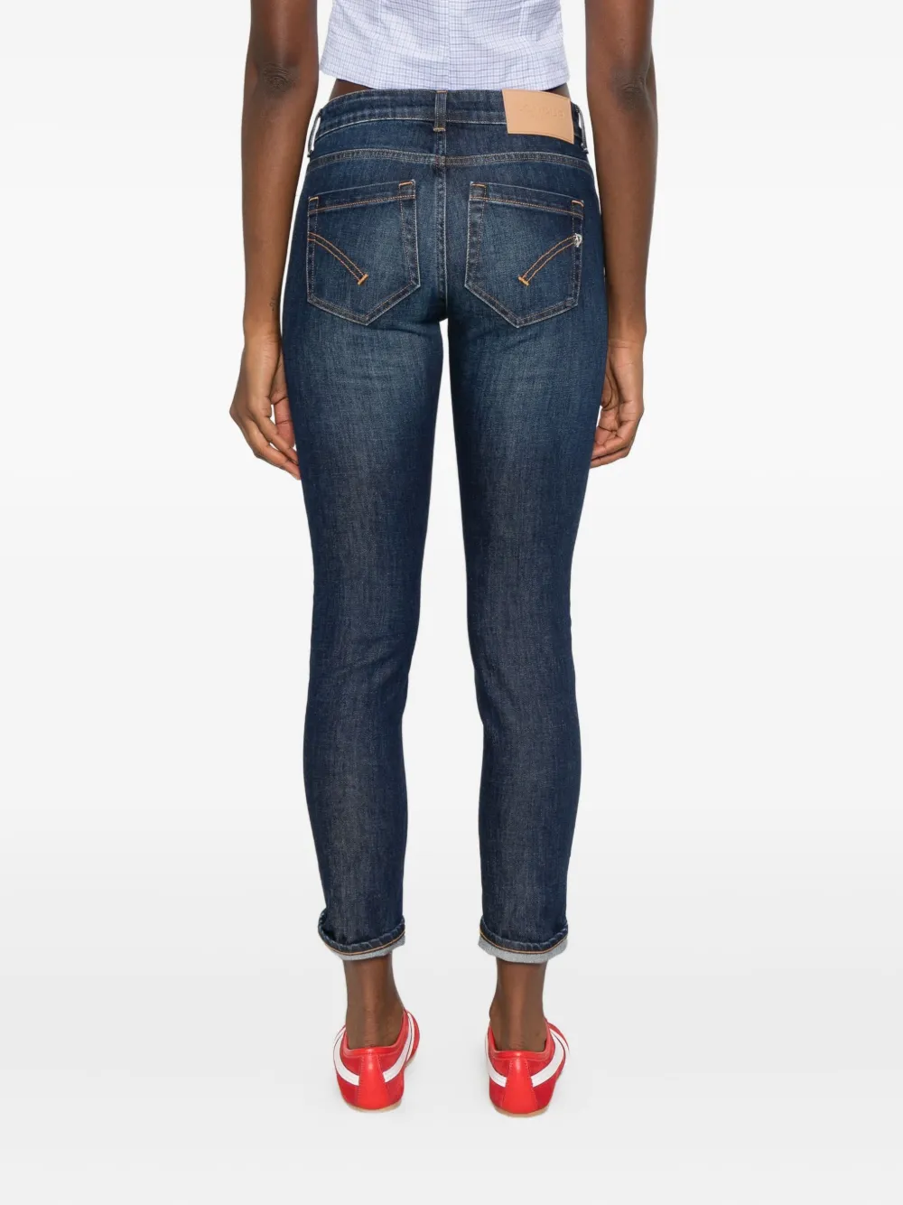 DONDUP Jeans met omgeslagen pijpen Blauw