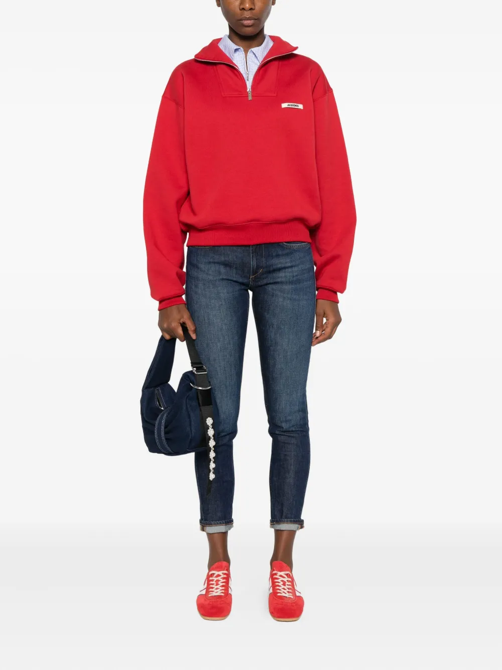 DONDUP Jeans met omgeslagen pijpen - Blauw