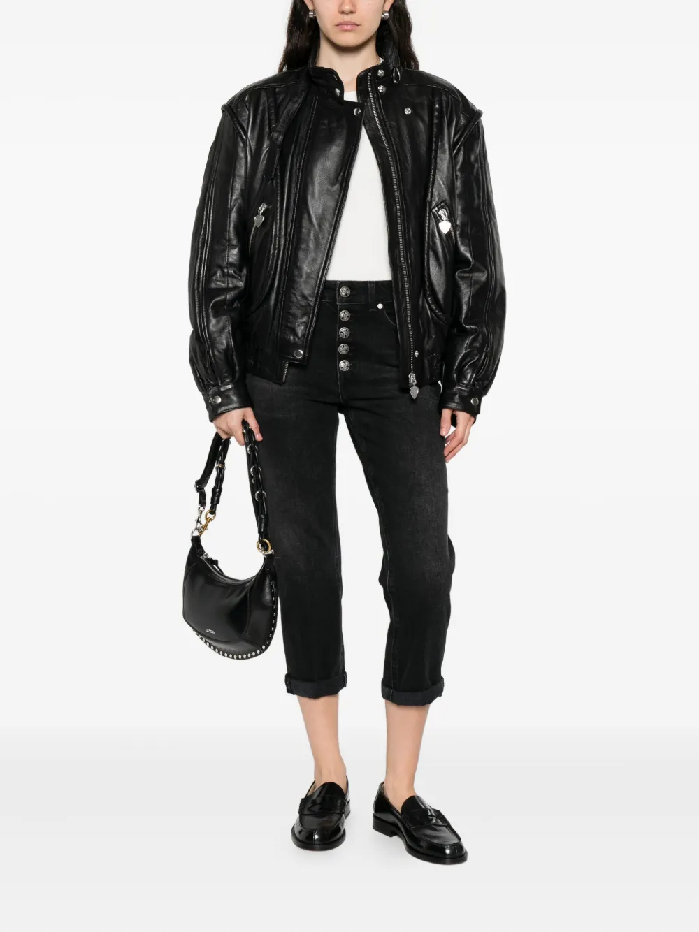 DONDUP Cropped jeans - Zwart