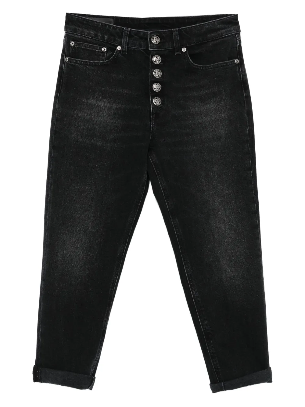 DONDUP cropped boyfriend jeans | Black | Image 1