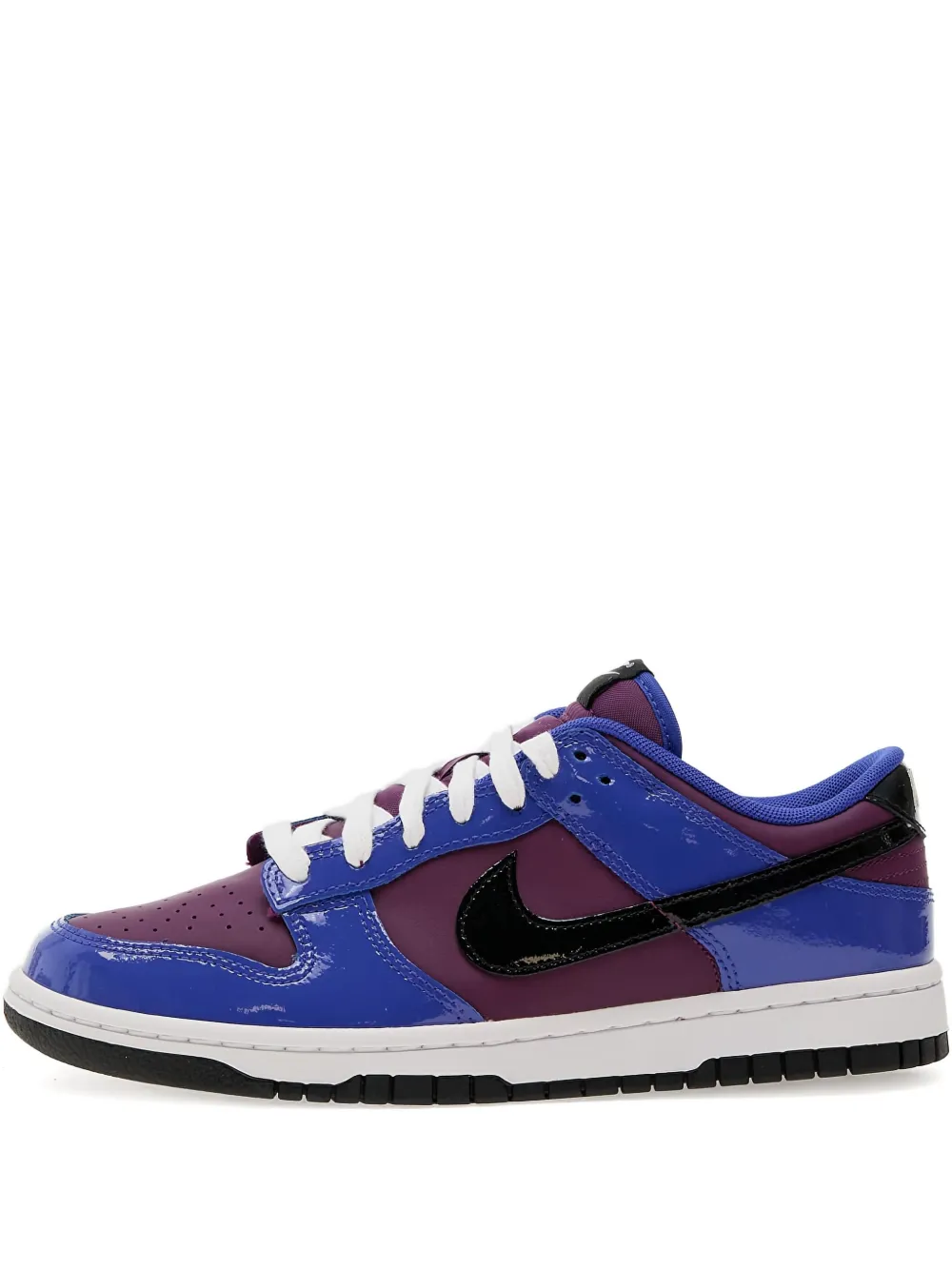 Nike leather lace-up sneakers Blue