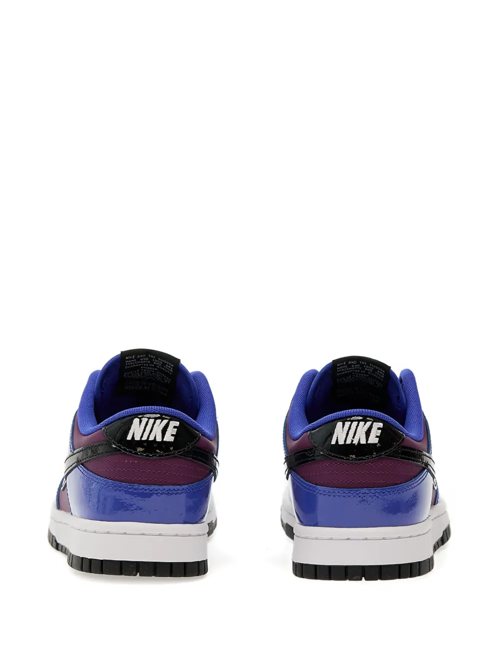 Nike leather lace-up sneakers Blue