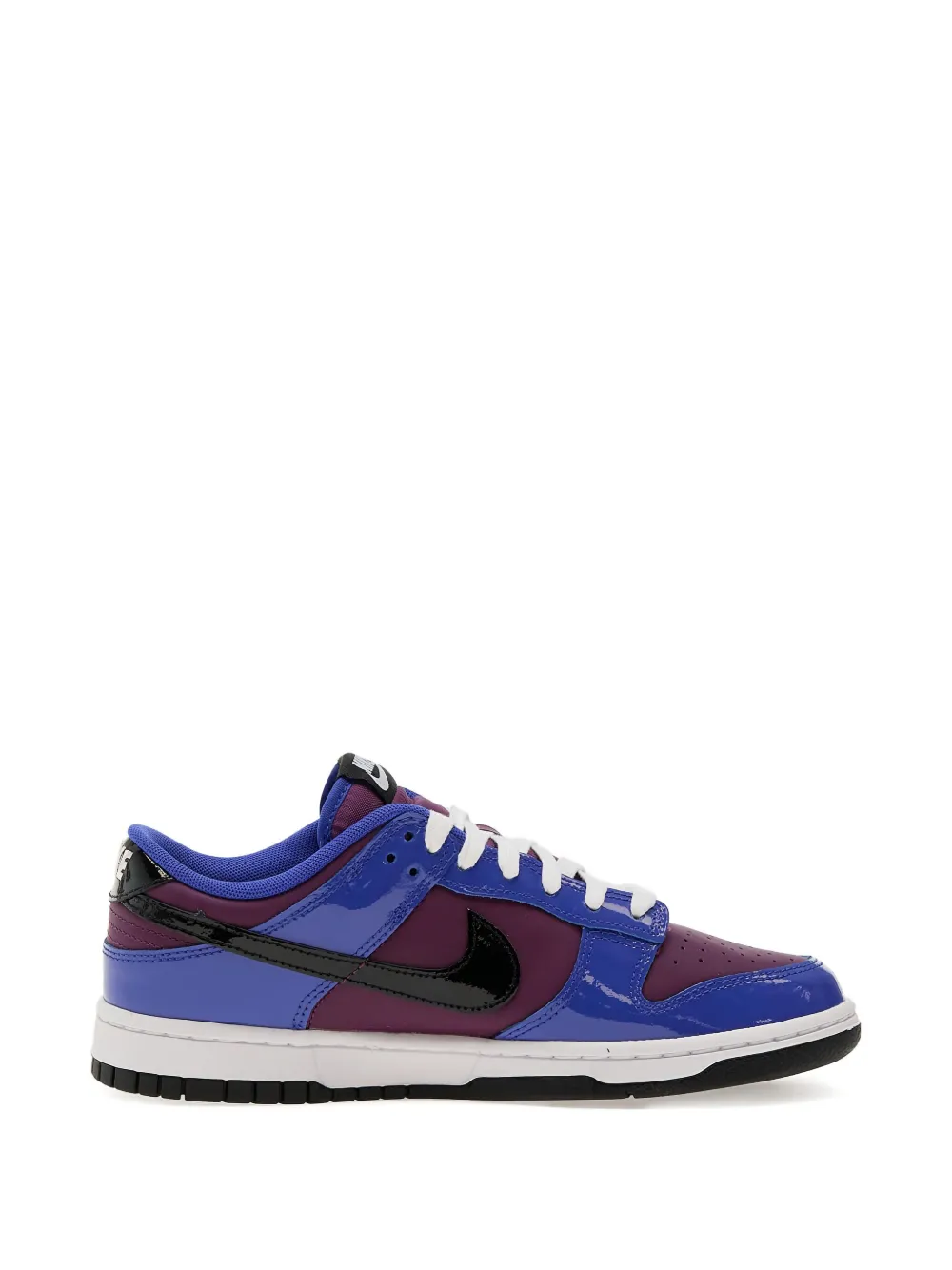 Nike leather lace-up sneakers Blue