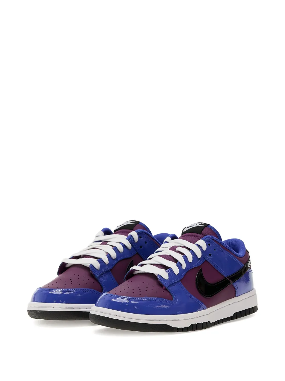 Nike leather lace-up sneakers Blue