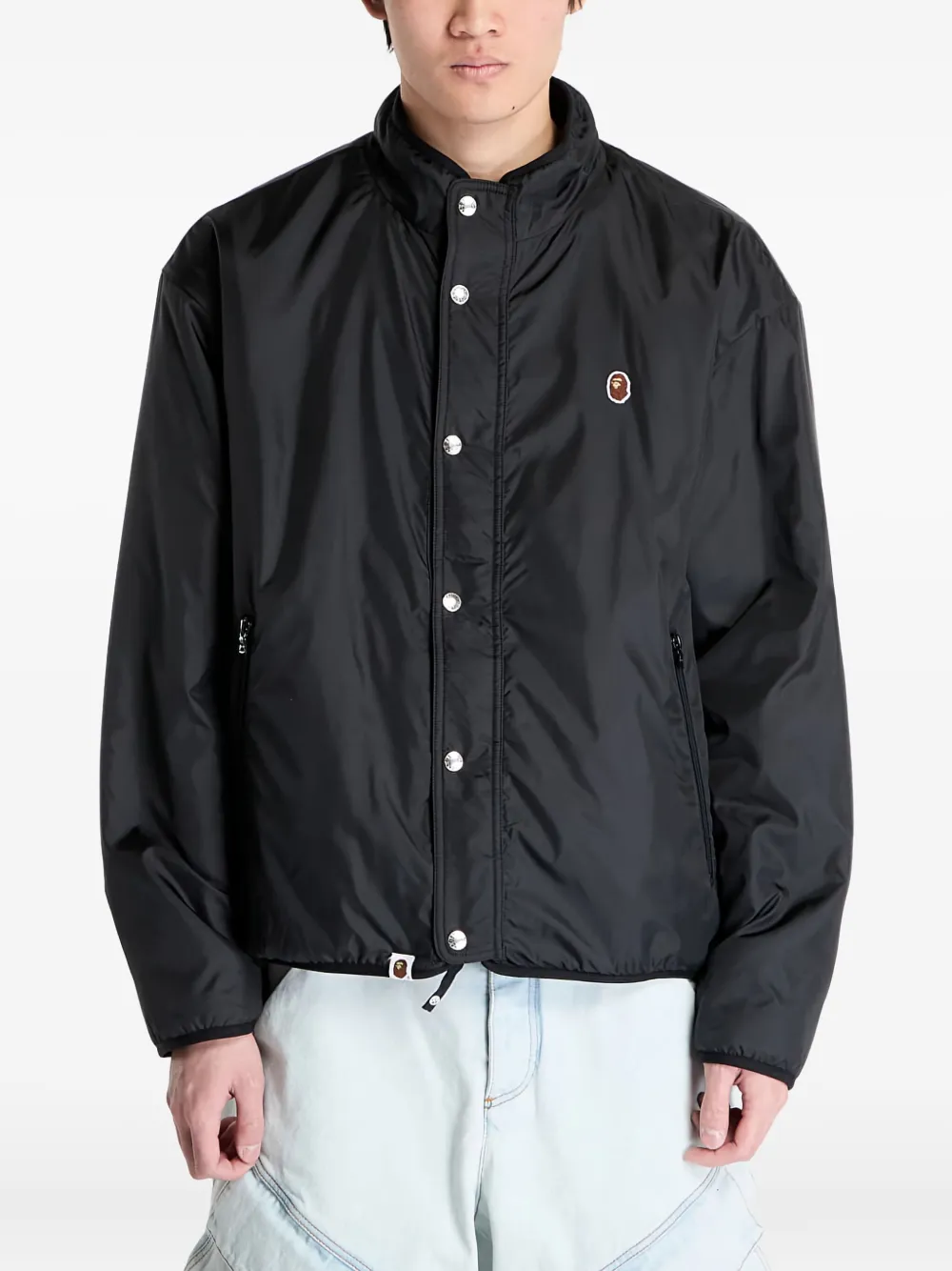 A Bathing Ape Abc Camo Boa Reversible Jacket In Green