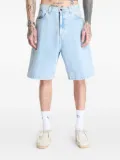 Carhartt WIP high waist denim shorts - Blue