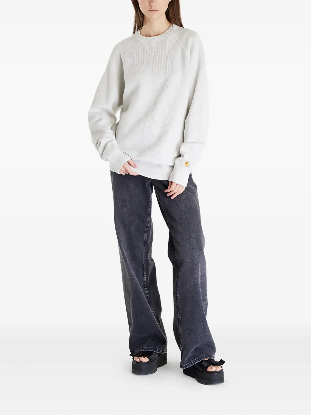 Carhartt WIP Chase raglan-sleeve sweater - Grijs