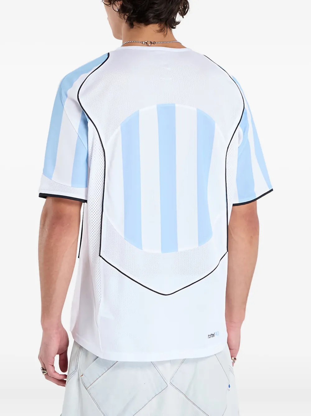 Nike Gestreept 90 T-shirt Blauw